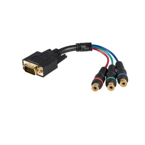 StarTech Cable adapter - RCA breakout - HD15 - component (f) - 6in