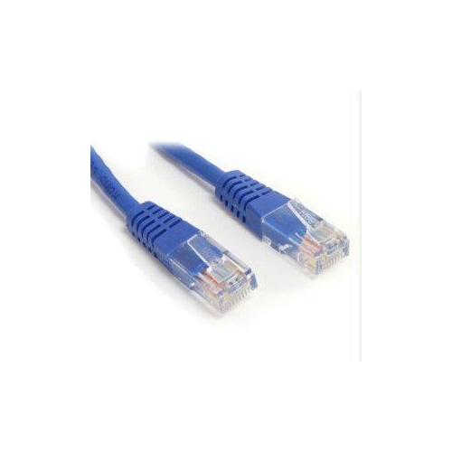 StarTech 10ft Blue Molded Cat5e UTP Patch Cable