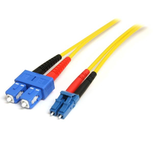 StarTech 1m Fiber Optic Cable - Single-Mode Duplex 9/125 LSZH - LC/SC