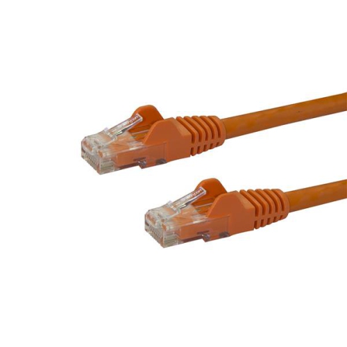 StarTech 15 ft Orange Cat6 / Cat 6 Snagless Patch Cable 15ft