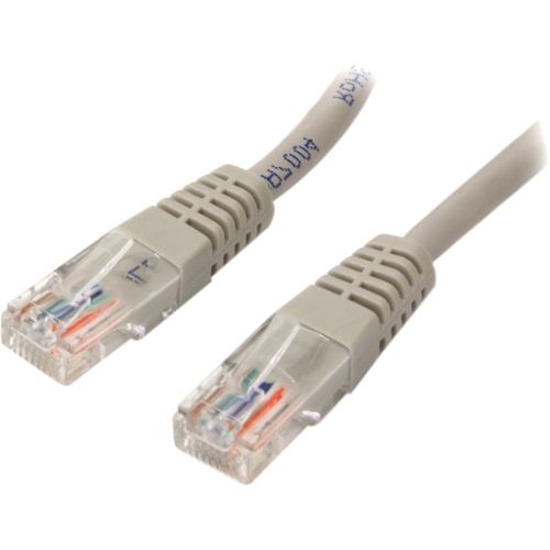 StarTech 7 ft Gray Cat5e / Cat 5 Molded Patch Cable 7ft