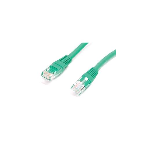 StarTech 3 ft Green Cat5e / Cat 5 Molded Patch Cable 3ft