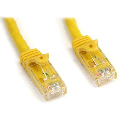 StarTech 7 ft Yellow Cat6 / Cat 6 Snagless Patch Cable 7ft