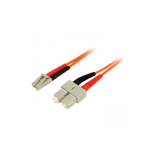 StarTech 2m Fiber Optic Cable - Multimode Duplex 50/125 - LSZH - LC/SC
