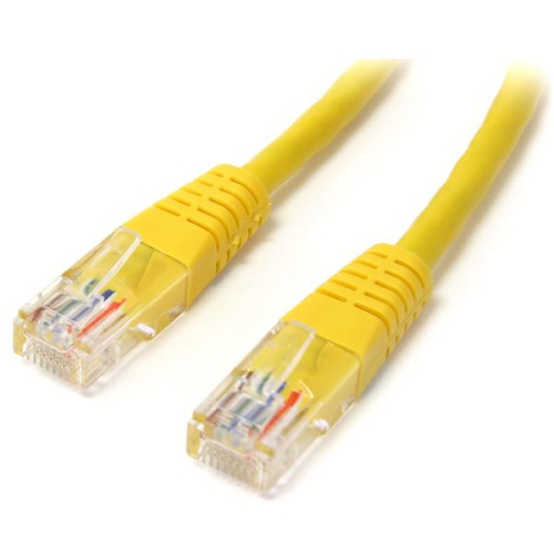 STARTECH  10 Ft Cat5E / Cat 5 Molded Patch Cable 10Ft In Yellow