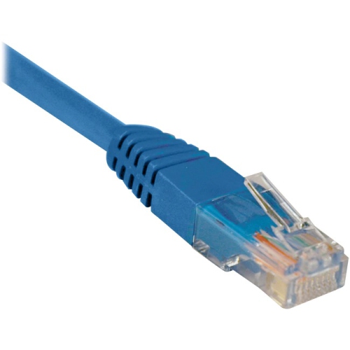 Tripp Lite 14ft Cat5e / Cat5 350MHz Molded Patch Cable RJ45 M/M Blue 14'