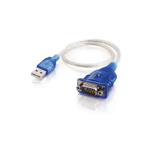 C2G 1.5ft USB to DB9 Serial Adapter Cable