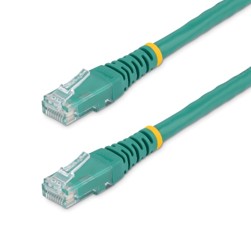 StarTech 20 ft Green Molded Cat 6 Patch Cable - ETL Verified