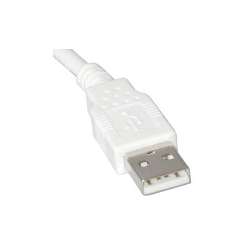 C2G 2m USB 2.0 A Male to A Female Extension Cable - White
