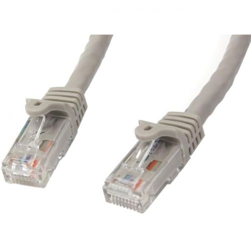 StarTech 5 ft Gray Cat6 / Cat 6 Snagless Patch Cable 5ft