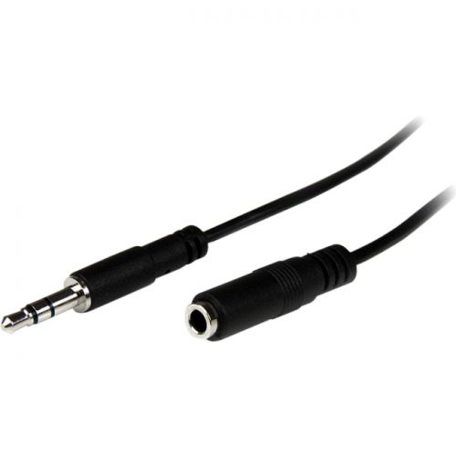 StarTech 1m Slim 3.5mm Stereo Extension Audio Cable - M/F