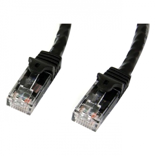 StarTech 5 ft Black Cat6 / Cat 6 Snagless Patch Cable 5ft