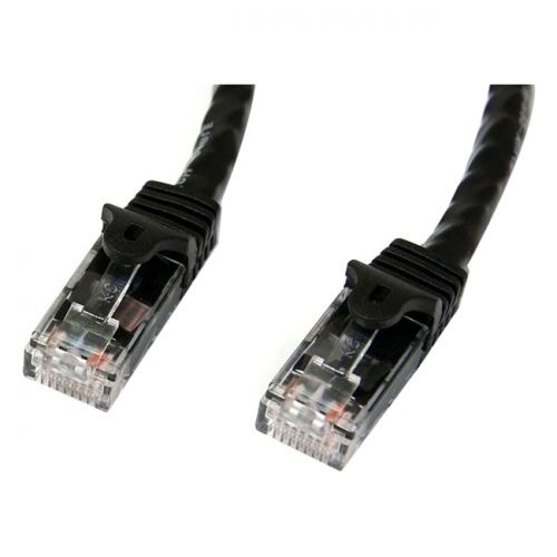 StarTech 5 ft Black Cat6 / Cat 6 Snagless Patch Cable 5ft