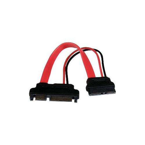 StarTech 6in Slimline SATA to SATA Adapter with Power - F/M