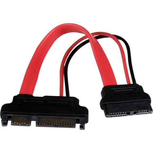 StarTech 6in Slimline SATA to SATA Adapter with Power - F/M