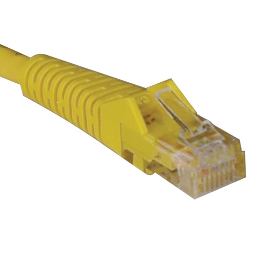 Tripp Lite 10ft Cat5e Cat5 Snagless Molded Patch Cable RJ45 M/M Yellow 10'