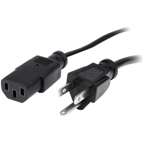 StarTech 3 ft 14AWG Computer Power Cord - NEMA5-15P to C13