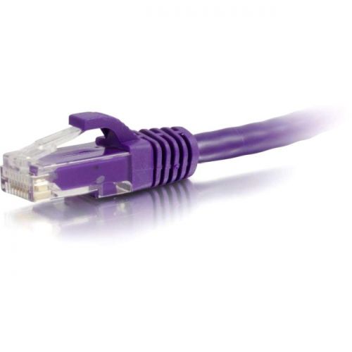 C2g 15ft Cat6 Snagless Unshielded (utp) Network Patch Cable - Purple