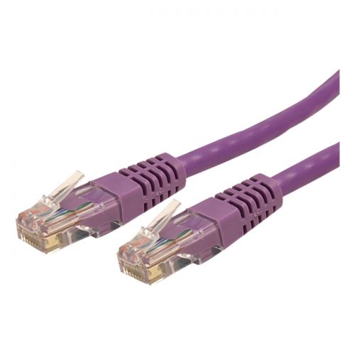 StarTech 25 ft Purple Cat6 / Cat 6 Molded Patch Cable 25ft
