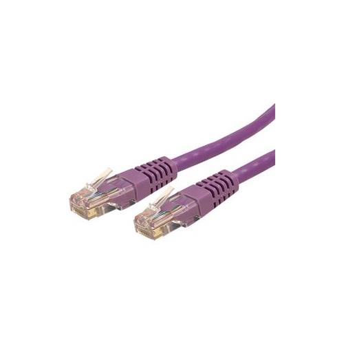 StarTech 25 ft Purple Cat6 / Cat 6 Molded Patch Cable 25ft