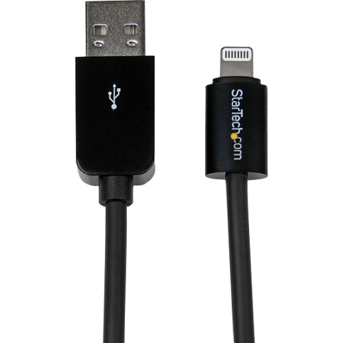 StarTech 1m / 3ft Black Apple Lightning to USB Cable - iPhone iPod iPad