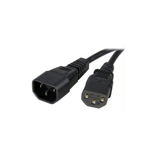 StarTech 10 ft 14 AWG Computer Power Cord Extension - C14 to C13