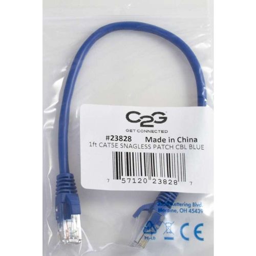 15ft Cat5e Snagless Unshielded Network Patch Cable - Blue