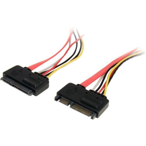 StarTech 12in 22 Pin SATA Power and Data Extension Cable