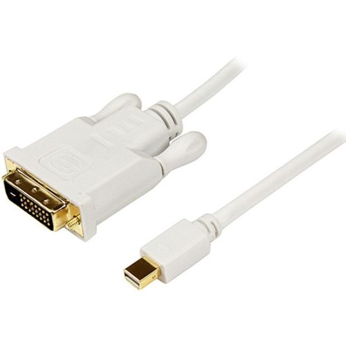 StarTech 6ft Mini DisplayPort to DVI Adapter Cable Mini DP to DVI White