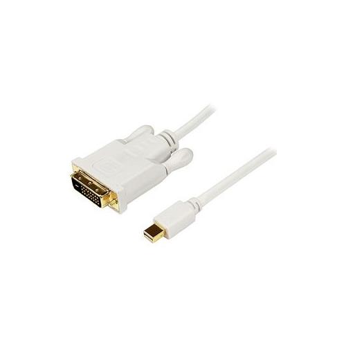 StarTech 6ft Mini DisplayPort to DVI Adapter Cable Mini DP to DVI White