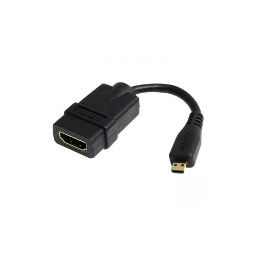 StarTech 5in High Speed HDMI® Adapter Cable- HDMI to HDMI Micro – F/M