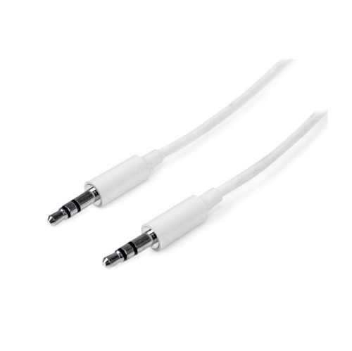 STARTECH  Slim 3.5MM Stereo Audio Cable - Male to Male In White