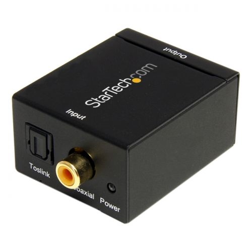 StarTech SPDIF Digital Coaxial or Toslink Optical to Stereo RCA Audio Converter