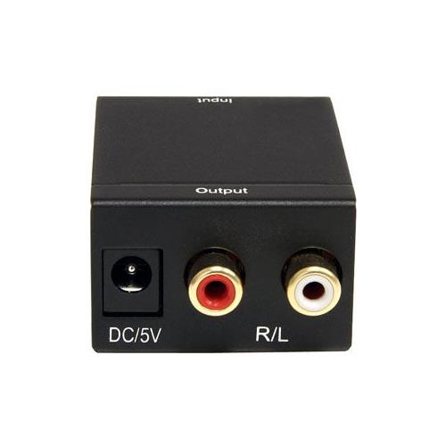 StarTech SPDIF Digital Coaxial or Toslink Optical to Stereo RCA Audio Converter