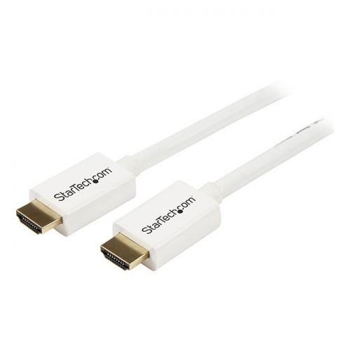 StarTech White CL3 In-wall High Speed HDMI Cable, Ultra HD 4k x 2k HDMI