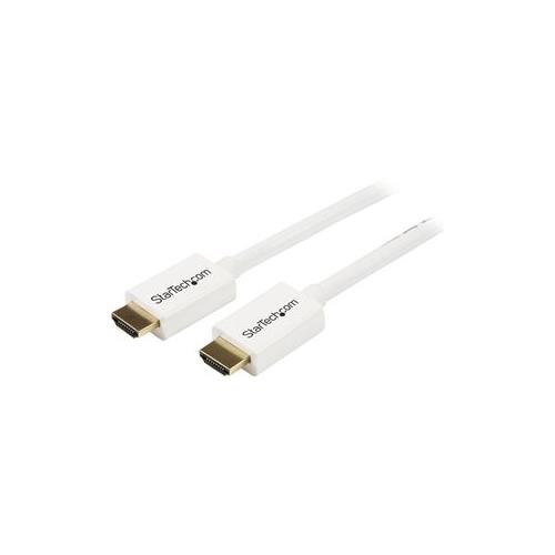 StarTech White CL3 In-wall High Speed HDMI Cable, Ultra HD 4k x 2k HDMI