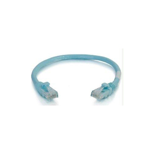 C2G 7ft Cat6a Snagless Unshielded Network Patch Cable - Aqua