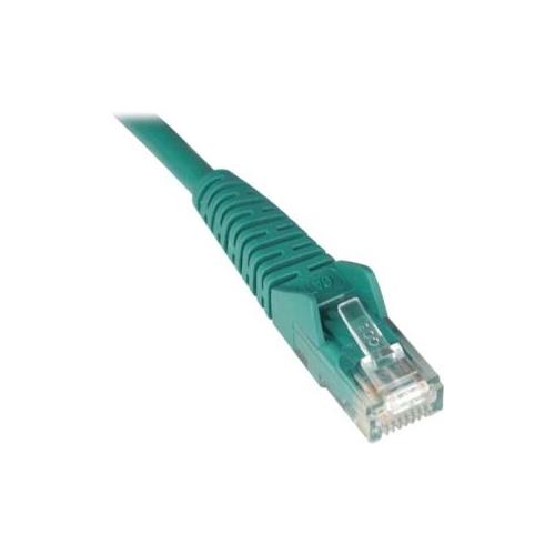 Tripp Lite 1-ft. Cat6 Gigabit Snagless Molded Patch Cable - Green