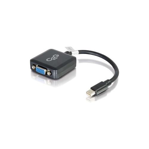 C2G 8in Mini DisplayPort Male to VGA Female Adapter Converter - Black