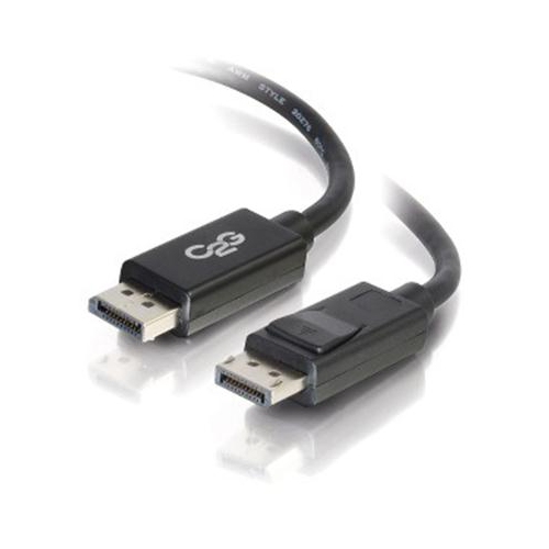 c2&nbsp;g – Câble DisplayPort 25&nbsp;pi avec loquets M/M – Noir