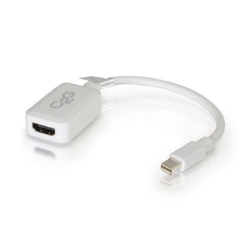 CABLES TO GO  C2G C2G 8In Mini Displayport Male to HDMI Female Adapter Converter - (Mini Dp In White