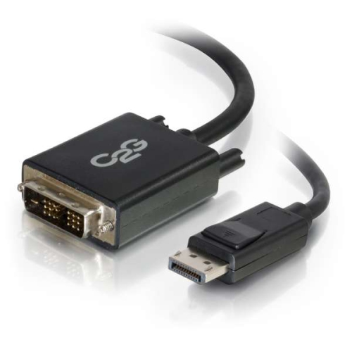 CABLES TO GO  C2G 1M (3 Ft.) Displayport/dvi-D Adapter Cable - - (54328) In Black The dvi cable works great in the 6 ft length