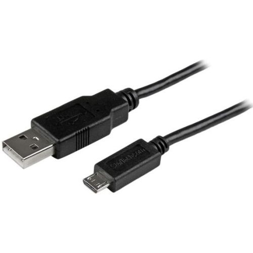 StarTech 1ft Mobile Charge Sync Cable - USB to Slim Micro USB