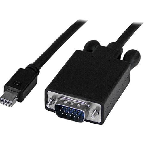 StarTech 10ft DisplayPort to VGA Adapter Cable DP to VGA - Black