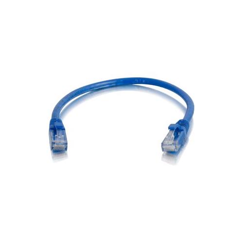 C2G 6in Cat6 Snagless Unshielded Network Patch Ethernet Cable - Blue - 6 I