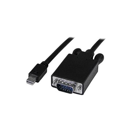 StarTech 10ft Mini DisplayPort to VGA Adapter Cable mDP to VGA - Black