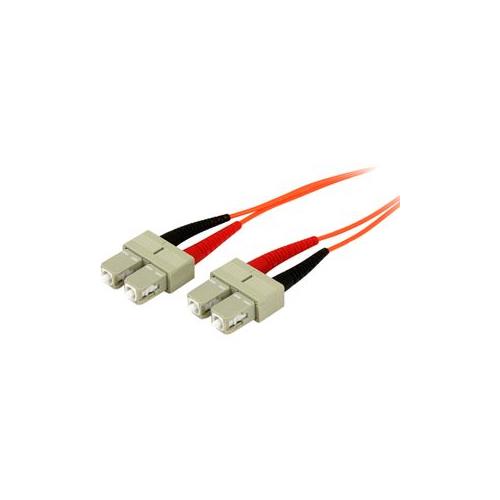 StarTech 3m OFNP Plenum Multimode 50/125 Duplex Fiber Patch Cable SC - SC