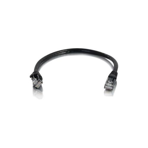 C2G 6in Cat6 Snagless Unshielded Network Patch Ethernet Cable - Black - 6