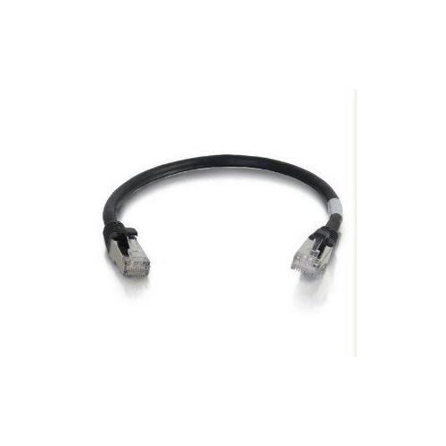 CABLES TO GO  1Ft Cat6 Snagless Shielded (Stp) Network Patch Cable - In Black