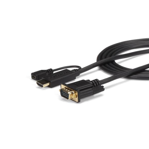 StarTech 10 ft HDMI to VGA Active Converter Cable - HDMI to VGA Adapter